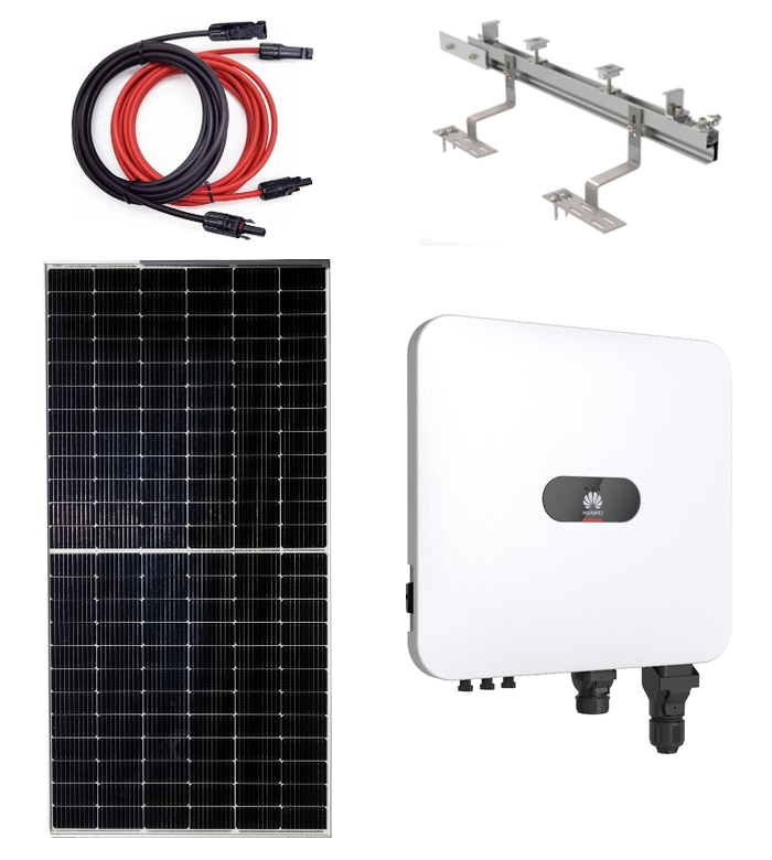 Hibridna solarna elektrana 5,31 kWp — invertor Huawei SUN2000-5K-MAP0 / paneli Astronergy ASTRO N5 590 W