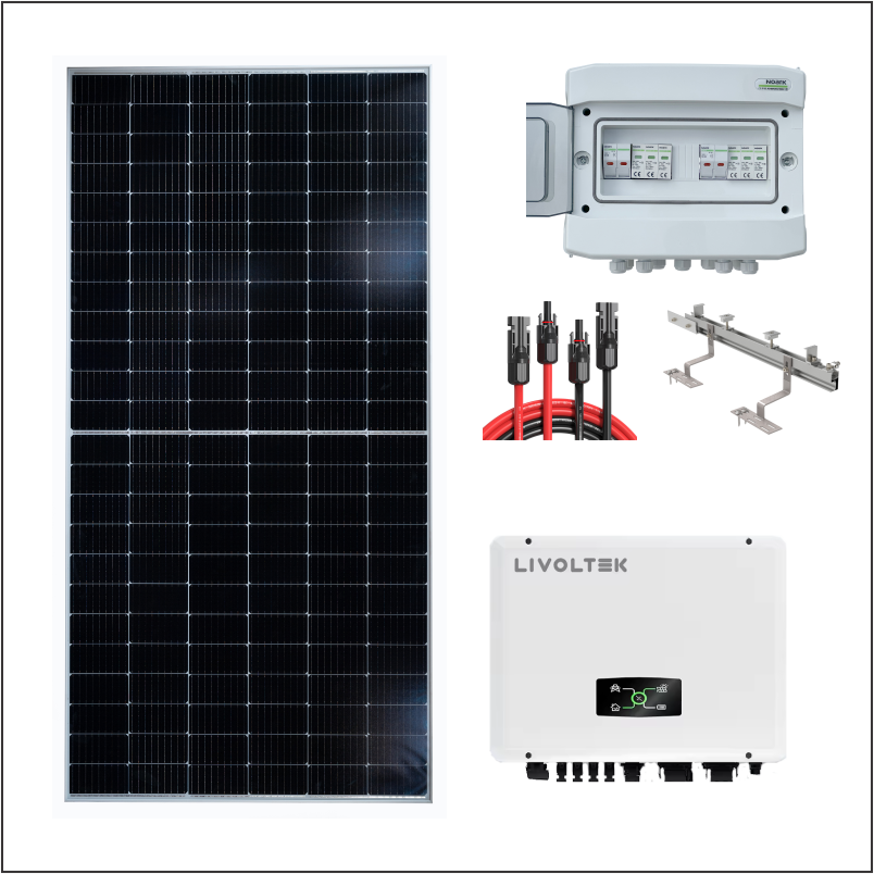 Solarna elektrana inverter LIVOLTEK/ paneli DAH Solar 7kW