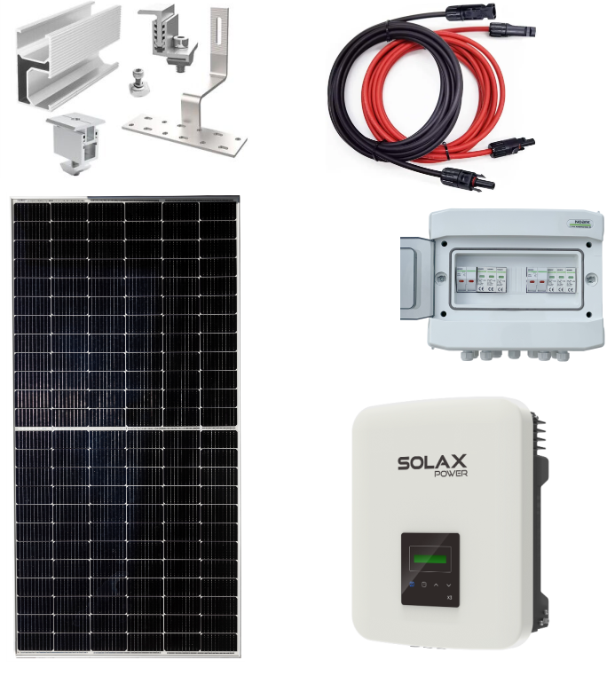 Solarna elektrana inverter SOLAX/ paneli DAH Solar 10kW
