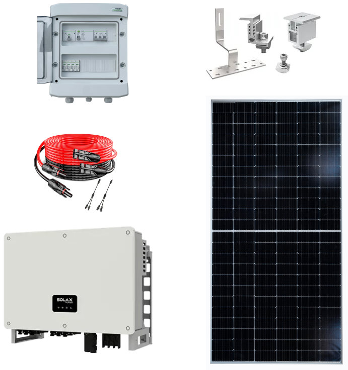 Solarna elektrana inverter SOLAX / paneli DAH Solar 20 kW ( 20.06 kW)