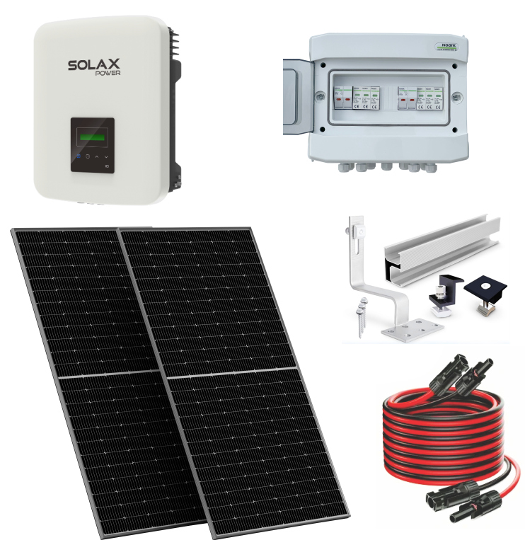 Solarna elektrana inverter SOLAX/ paneliDAH Solar 8 kW