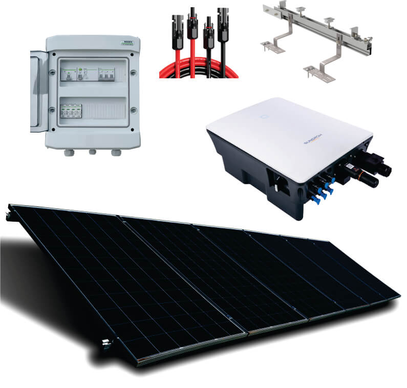 Solarna elektrana inverter SUNGROW/DAH paneli 7kW