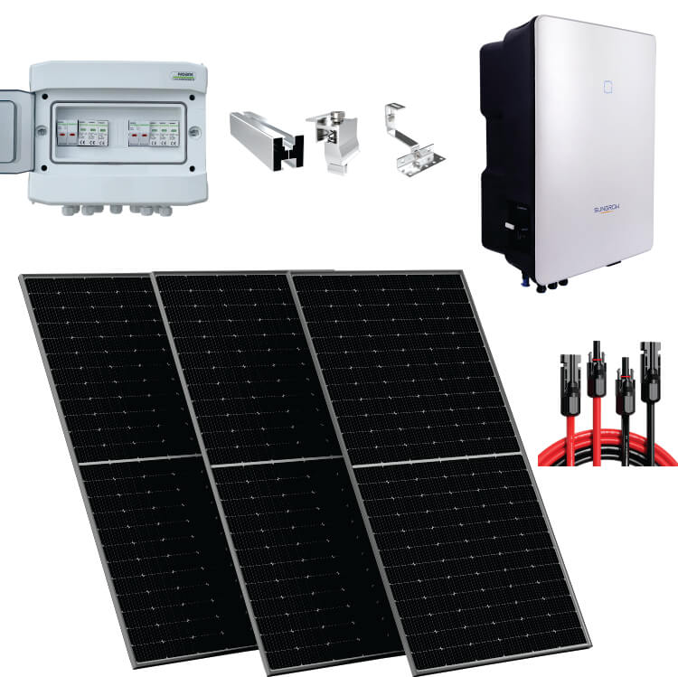 Solarna elektrana inverterSUNGROW/ paneli DAH Solar 6 kW