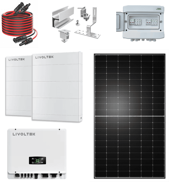 Solarna elektrana HIBRID LIVOLTEK/ DAH Solar 10 kW (10.03 kW) 10 kWh baterije